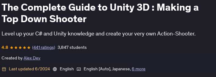 Pictures · Udemy — The Complete Guide to Unity 3D : Making a Top Down Shooter 2024-6