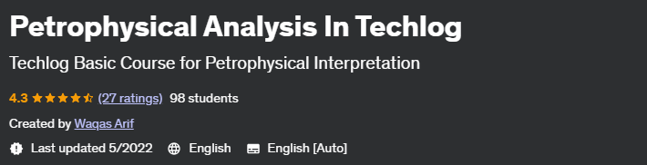 Pictures · Petrophysical Analysis In Techlog 2022-5