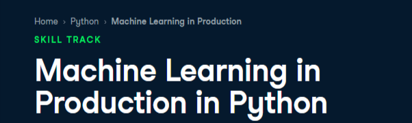 Pictures · Machine Learning in Production in Python 2024-8