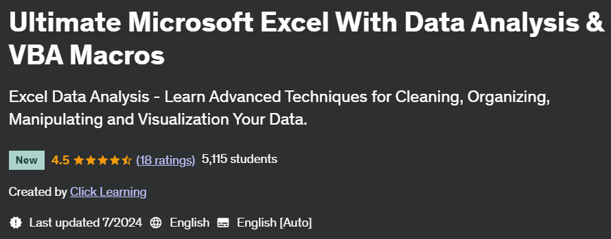 Pictures · Ultimate Microsoft Excel With Data Analysis & VBA Macros 2024-6