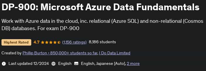 Pictures · DP-900: Microsoft Azure Data Fundamentals 2024-12