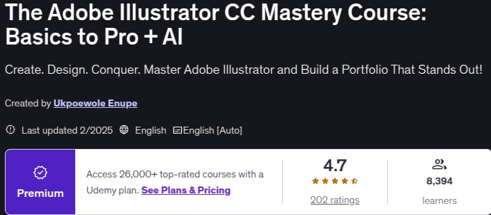 图片 · 是的 Adobe Illustrator CC 硕士课程: 基础到 Pro + AI 2025-2