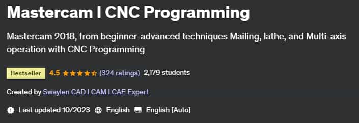 Pictures · Udemy — Mastercam l CNC Programming 2022-1