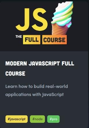 Pictures · Fireship — Modern JavaScript Full Course 2022-12