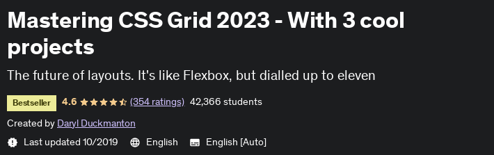 Pictures · Udemy — Mastering CSS Grid 2023 – With 3 cool projects 2019-10