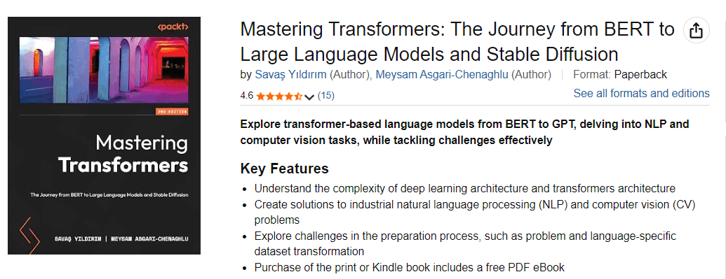 Bilder · Packt – Mastering Transformers 2024