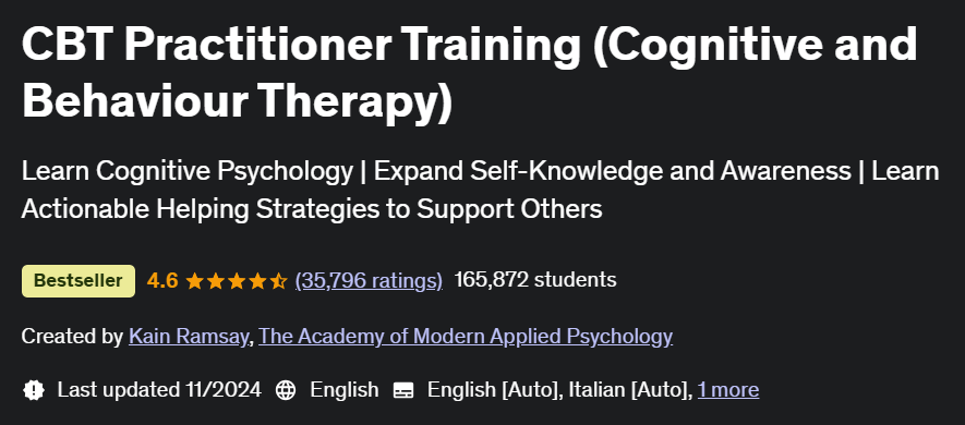 Pictures · Udemy — CBT Practitioner Training (Cognitive and Behaviour Therapy) 2024-11
