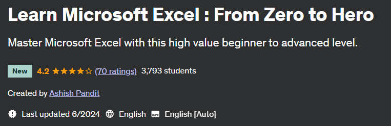 Pictures · Udemy — Learn Microsoft Excel : From Zero to Hero 2024-6