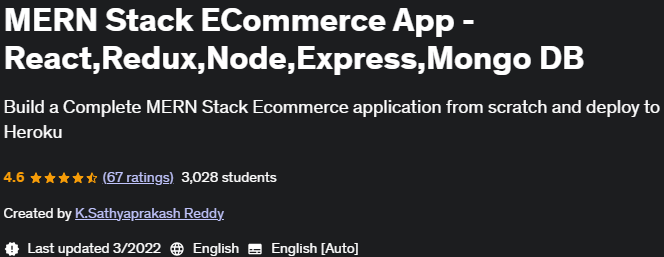 Pictures · Udemy — MERN Stack ECommerce App – React,Redux,Node,Express,Mongo DB 2022-3