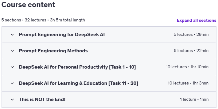 Темы курса · DeepSeek AI Полное руководство для 20 Продуктивно-этические задачи 2025-3