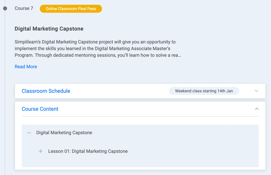 Course topics · Simplilearn — Digital Marketing Specialist 2022-9