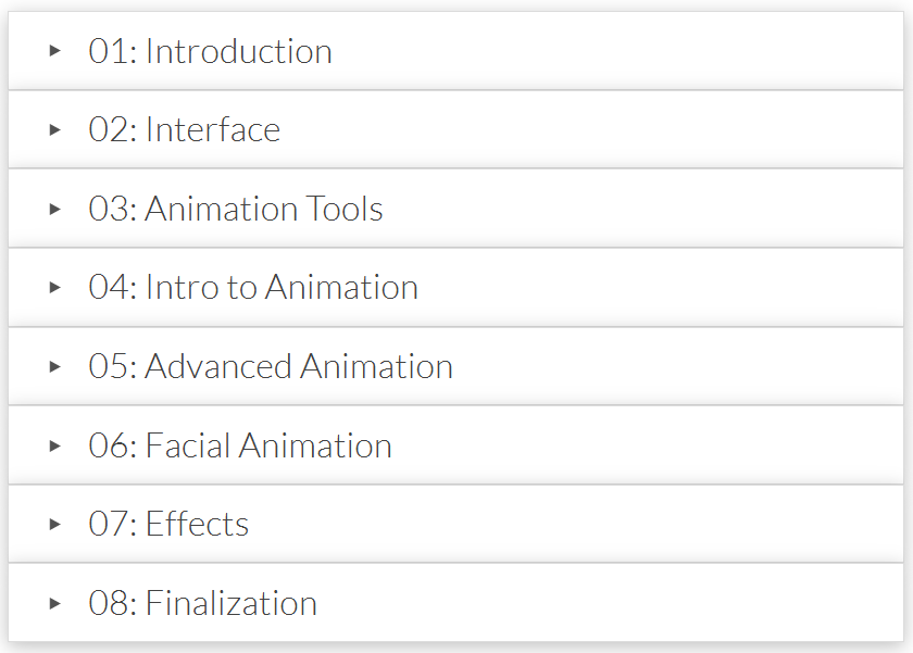 Course topics · Bloop Animation — Blender Animation Course 2021-12