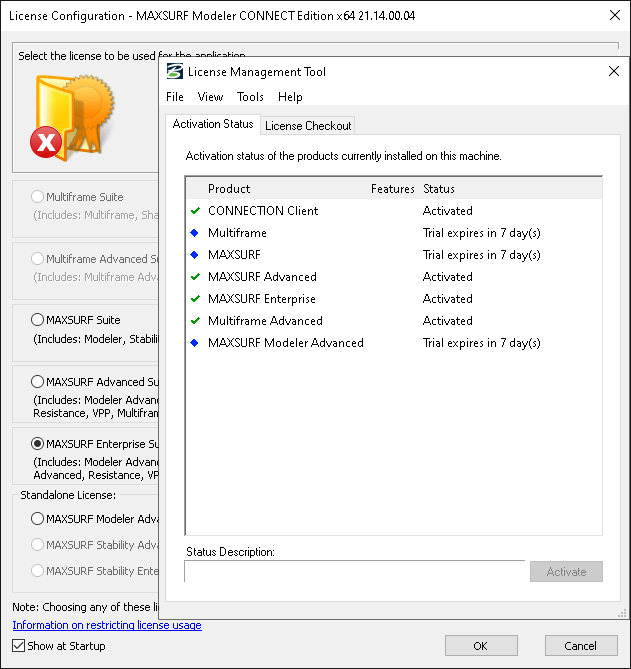 تصاویر · بٹنلی Maxsurf 2025 25۔00.00.280 x64
