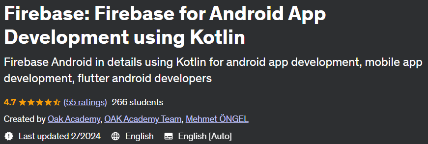 Pictures · Firebase: Firebase for Android App Development using Kotlin 2022-6
