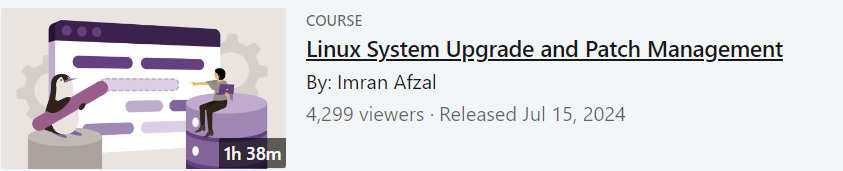 Pictures · Linux System Upgrade and Patch Management 2024-7