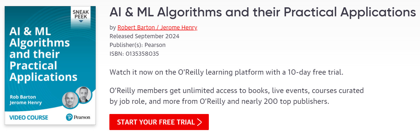 Pictures · Oreilly – AI & ML Algorithms and their Practical Applications 2024-9