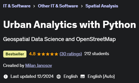Pictures · Udemy — Urban Analytics with Python 2024-12