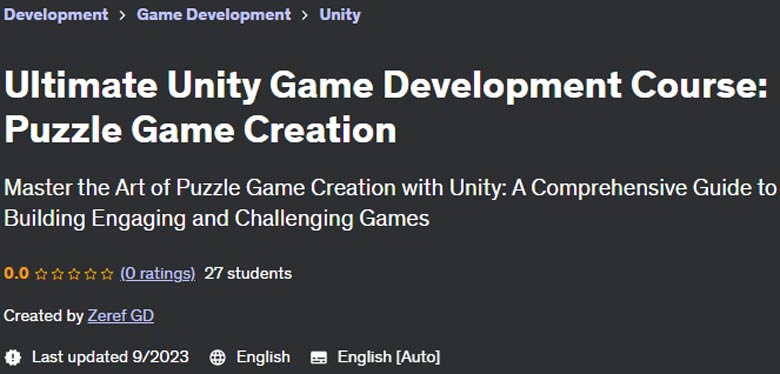 Pictures · Ultimate Unity Game Development Course: Puzzle Game Creation 2023-9