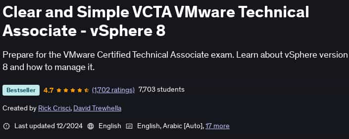 Pictures · Udemy — Clear and Simple VCTA VMware Technical Associate – vSphere 8 2024-12