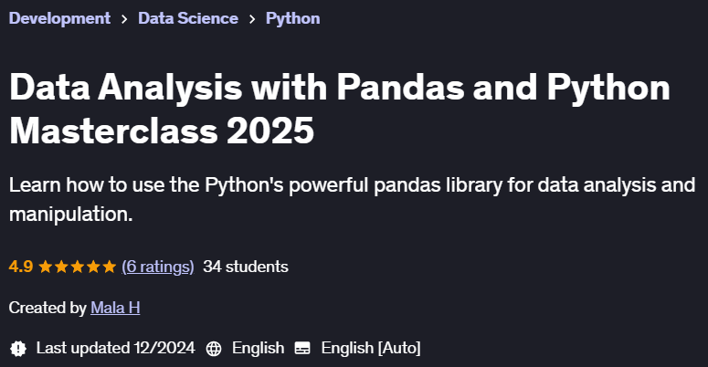 Pictures · Udemy — Data Analysis with Pandas and Python Masterclass 2025 2024-11