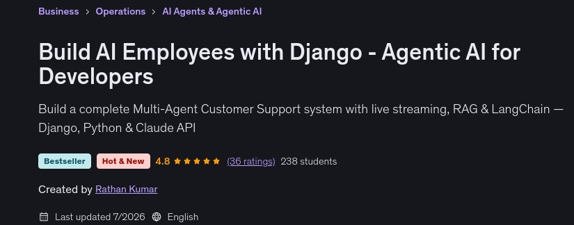 تصاویر · بنائیں AI ملازمین کے ساتھ Django – ایجنٹ پر مبنی مصنوعی ذہانت ڈویلپرز کے لئے 2026-6