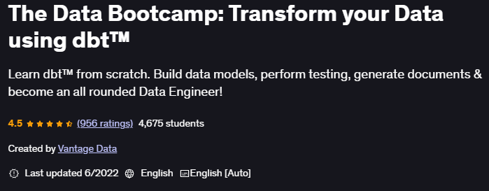 Изображения · Data Bootcamp: Преобразуйте ваши данные с помощью dbtTM 2022-5