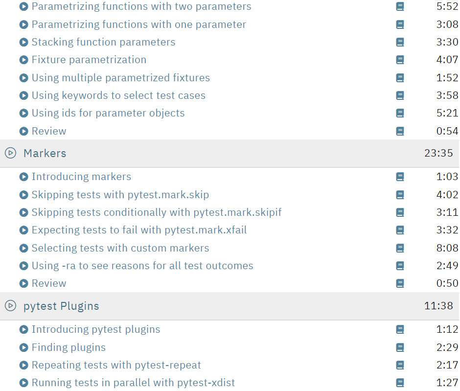 Pictures · Talk Python – Getting started with pytest Course 2022-12