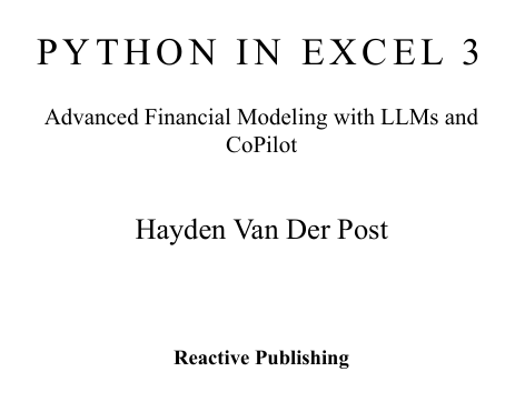 Bilder · Reaktive - Python in Excel 3: Advanced Financial Modeling mit LLMs und CoPilot (Excel mit Python) 2025