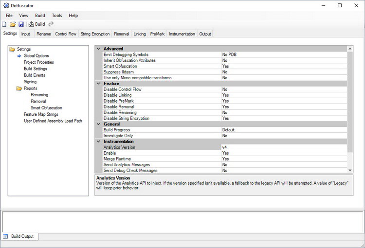 تصاویر · Dotfuscator پروفیسر کے لئے .NET 6۔5.4 2.0