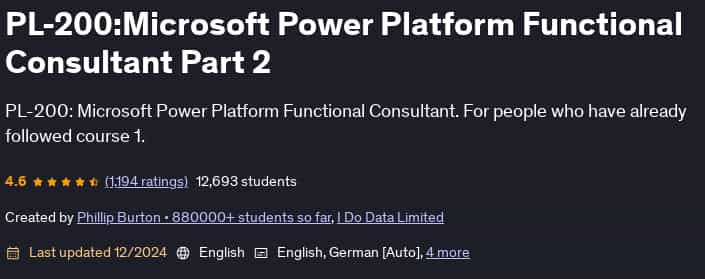 Pictures · Udemy — PL-200:Microsoft Power Platform Functional Consultant Part 2 2024-12