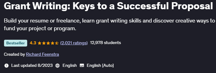 Pictures · Udemy — Grant Writing: Keys to a Successful Proposal 2022-5