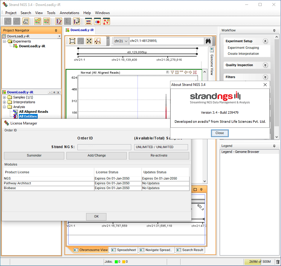 Pictures · Strand NGS 3.4 Windows/Linux/macOS