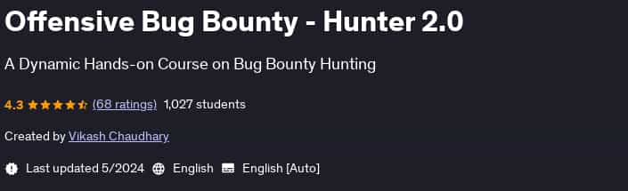 Pictures · Udemy — Offensive Bug Bounty – Hunter 2.0 2024-5