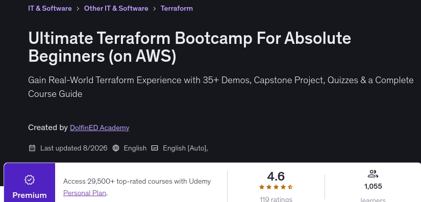 图片 · 最终 Terraform Bootcamp for Absolute Beginners(绝对初学者 AWS) 2026-8