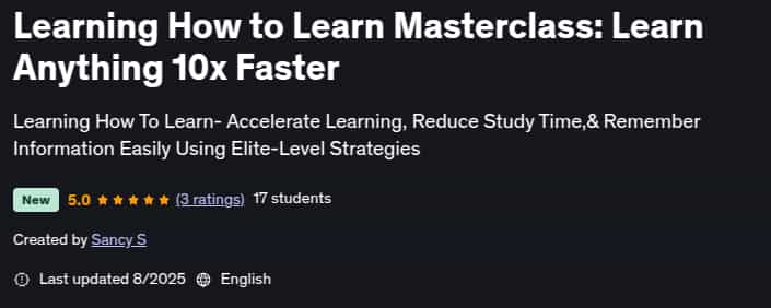 Pictures · Udemy — Learning How to Learn Masterclass: Learn Anything 10x Faster 2025-7