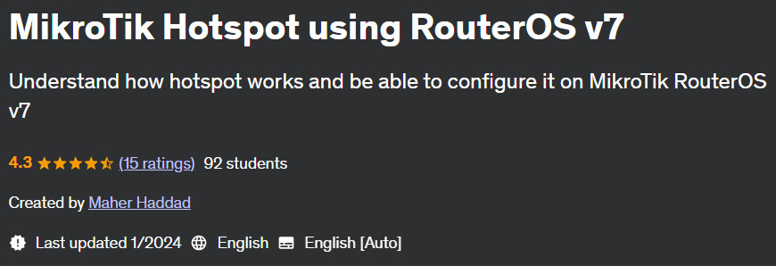 Pictures · Udemy — MikroTik Hotspot using RouterOS v7 2024-1