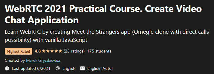 Pictures · Udemy — WebRTC 2021 Practical Course. Create Video Chat Application 2021-6