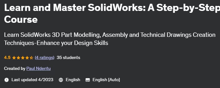Pictures · Udemy — Learn and Master SolidWorks: A Step-by-Step Course 2023-1