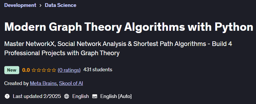 Pictures · Udemy — Modern Graph Theory Algorithms with Python 2025-2