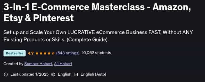 Pictures · Udemy — 3-in-1 E-Commerce Masterclass – Amazon, Etsy & Pinterest 2025-1