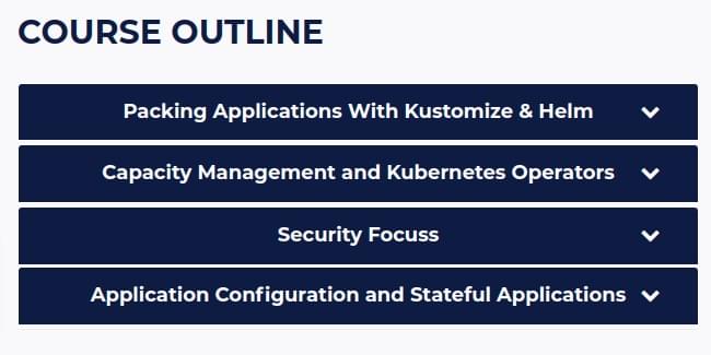 موضوعات الدورة · Ardan Labs - مكثفة Kubernetes• المفاهيم المتقدمة 2021-2