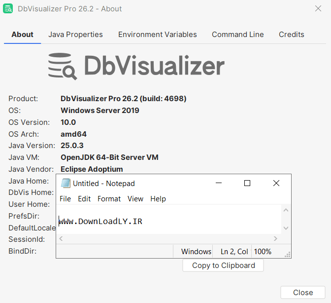 الصور · DbVisualizer برو 26.2 الفوز /macOS/Linux