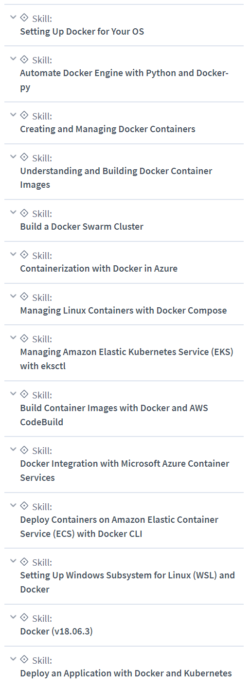 Course topics · CBTNuggets — Docker Online Training 2023-5