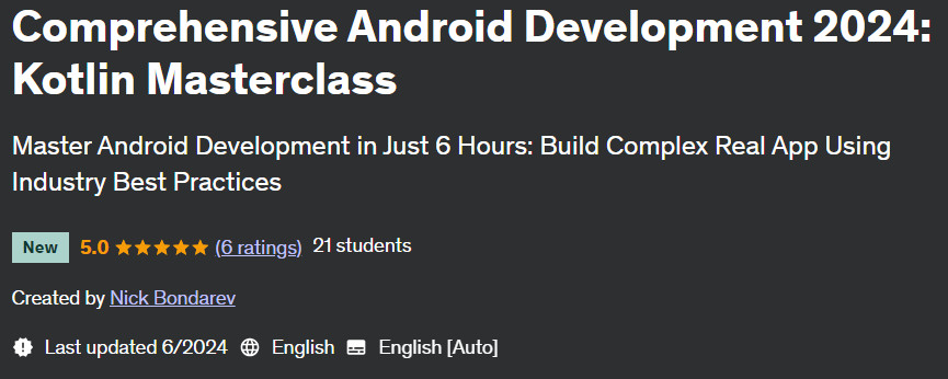 Pictures · Comprehensive Android Development 2024: Kotlin Masterclass 2024-6