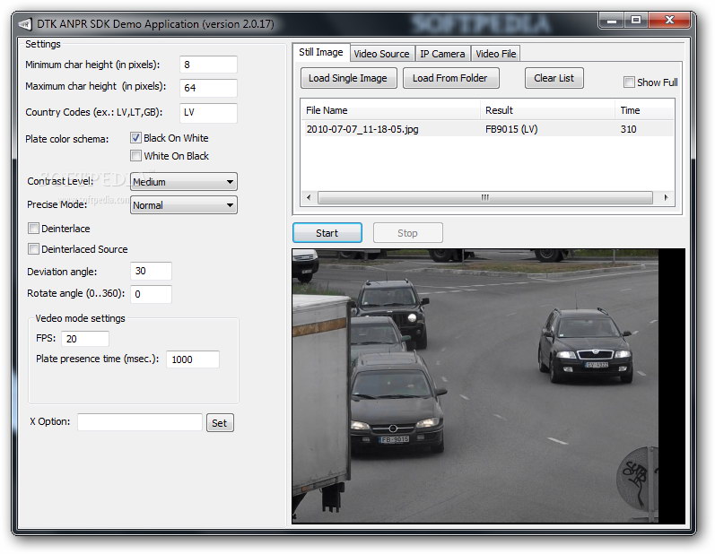 Pictures · DTK ANPR SDK 2.0.155 / Barcode Reader SDK 4.2