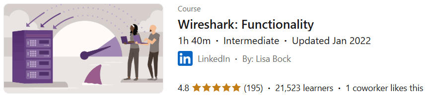 Pictures · LinkedIn — Wireshark: Functionality 2022-1