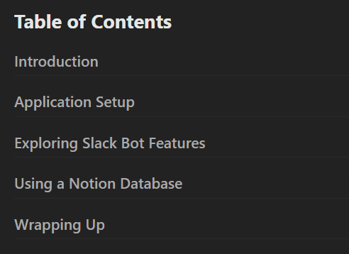 Course topics · Frontend Masters — Building a Slack Chat Bot 2023-8