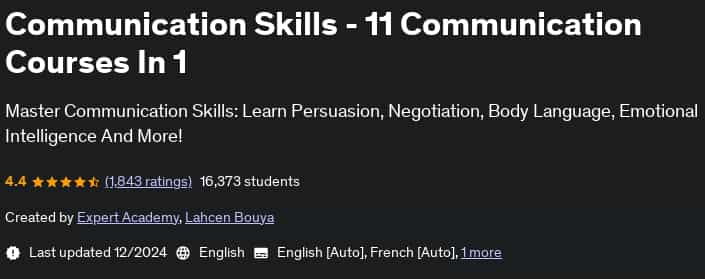 Pictures · Udemy — Communication Skills – 11 Communication Courses In 1 2024-12