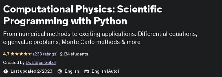 Pictures · Udemy — Computational Physics: Scientific Programming with Python 2021-1