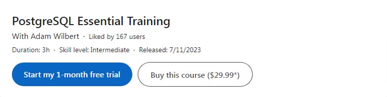 Pictures · PostgreSQL Essential Training 2023-7